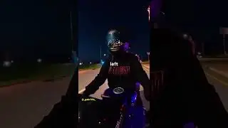 Biker Almost Hit By Truck Running From Cops