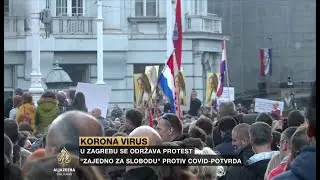 Protesti protiv COVID potvrda: U Zagreb stigli autobusi iz cijele Hrvatske