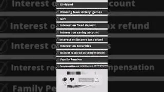 income from other sources #wining #itr #fixeddeposit #ytshorts