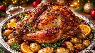 Hazırlaması kolay, lezzeti şahane: FIRINDA BÜTÜN HİNDİ 👌 Yeni yıla özel tarif 💐