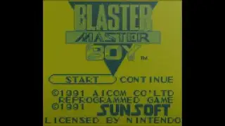 20 Mins Of...Blaster Master Boy Intro (US/Game Boy)