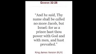 How Jacob/Yaiqab Got His Name Changed To Isra&euml;l/Yasharahla 🙏🏾📜👑‼️✨🚨