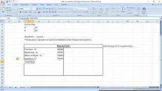 Asset Realisation - Private Tutoring for the British International Distance College Accounting