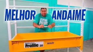 Simplesmente o MELHOR ANDAIME para obras pequenas do BRASIL! Bail&eacute;u