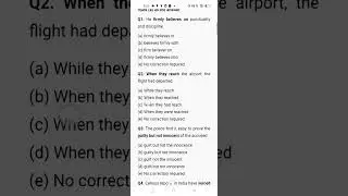 Bank Exam Preparation English Section Sentence Correction
