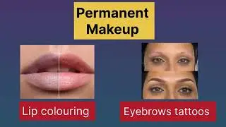 Permanent Makeup #tattoo #liptattoo #eyebrowtattoo #permanentmakeup