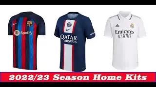 football clubs kit for 2022/23 season