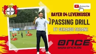 Bayer 04 Leverkusen - passing drill by Gerardo Seoane