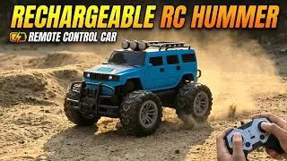 popsugar Off Roader Rechargeable Remote Control Car | RC Car Monster Truck | 4 Headlight Modes