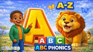 ABC Letter Sounds for Kids | Phonics Song A to Z | Learn Alphabet | Ubuntu Kids