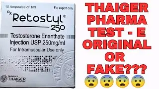 Thaiger pharma testosterone enanthate fake or original comparison