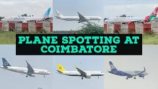 Coimbatore International Airport (CJB) - Planes & Private Jet Landing | Compilation
