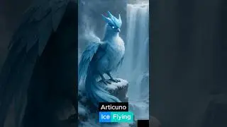 Realistic Pokemons: Three Legendary Birds #articuno #moltres #zapdos #ai #pokemon