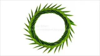 Modular Origami Wreath (Aileen Edwin) Video Tutorial *HD*