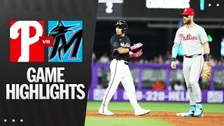 Phillies vs. Marlins Game Highlights (9/5/25) | MLB Highlights