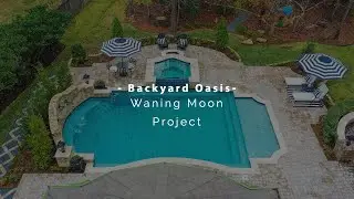 Stunning Custom Pool with Spa and Lush Landscaping | Backyard Oasis