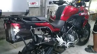 Benelli TRK 502 2020 with SC Project full real carbon 470mm sound check