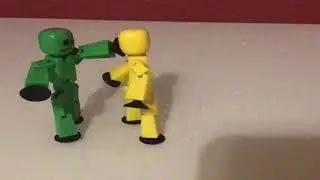 Green Stikbot vs Yellow Stikbot!