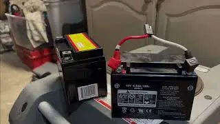 Start battery replacement for Onan Cummins P4500i Remote start