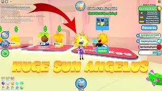 Pet Simulator X | Выбил Huge Sun Angelus!!Розыгрыш 5б гемов!