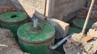 Non filling bio septic tank installation @sirkali #biodon