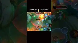 Aggressive vs Aggressive 😂 #gusion #dyrroth #mobilelegends #mlbb #outplayed #shorts @JheaynGaming