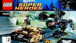 LEGO Batman LEGO Super Heroes Tumbler Chase 76001 Instructions DIY Book 2