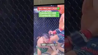Timmy Cuamba comes through BIG🤑 #ufc #mma #ufcbetting