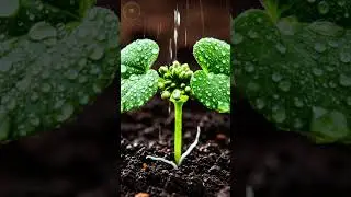 Bleeding Glory Bower Blooming in Rain | ASMR Macro 4K