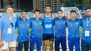 UAE Grand Prix 2025  Sri Lanka 4th ￼ please 100x4 #srilanka #sports #athletics #dubai #fyp #fitness