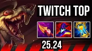 TWITCH vs GWEN (TOP) | EUW Diamond | 25.24