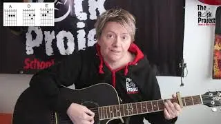 Common People-Pulp easy EAD Guitar Tutorial. The Rock Project #Rockathome