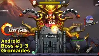 Level 1-3. Gromaides. Прохождение игры Contra Returns на Android