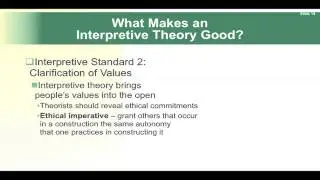 What makes an objective or interpretive theory good?: Weighing the Words In Communication Theory