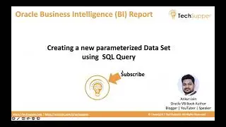 Parameterized SQL Query Data Set in Oracle Business Intelligence