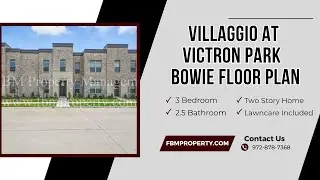 Villaggio at Victron Park Townhomes - Bowie Floor Plan Virtual Tour