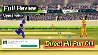 Rvg Cricket Game New Update Launch Full Review | Direct Hit Run Out Review | Rvg World Cricket Game