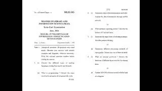 MLII - 103   June 2024 Question Paper