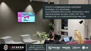 Inscreen - Digitala skyltar till foodora