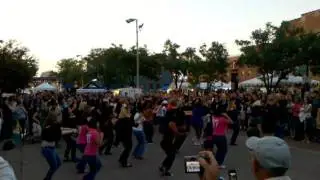 Flash Mob at Gumbo Ya Ya at the District of Quad Cities, Rock Island, IL