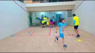Kids squash coaching classes #squash #kidscoaching #viralvideo #learning #growth #sports #player