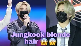 BTS JUNGKOOK BLONDE HAIR 2021