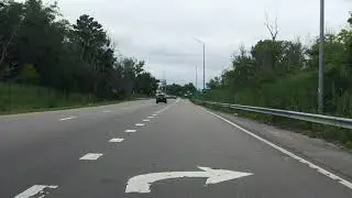 Cape Fear Memorial Bridge southbound