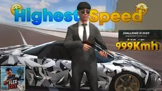 How To Reach Ultimate Speed On Car In Flex City | Highest Speed On Car | Flex City Speed ⚡|Neo Flexy