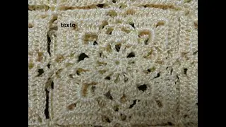 Tutorial cuadrado crochet