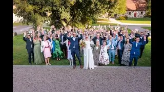 Romantisk Br&ouml;llopsfilm p&aring; Wan&aring;s Slott i Sk&aring;ne | Professionell Br&ouml;llopsvideograf
