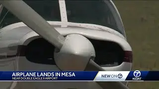 Plane forced to make emergency landing near Double Eagle Airport