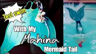 Swim test with my Mahina tail ! [SHORT CLIP]