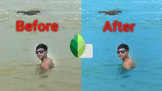 water photo editing || Snapseed photo editing || change water colour #RajuTechz