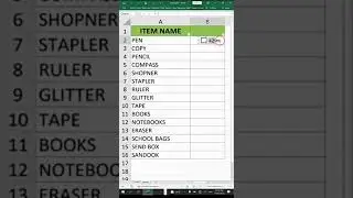 Excel Check mark tik kaise lagaye ।#shorts #youtubeshorts #shortviral #imstudy